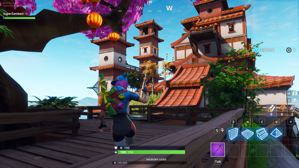 Isla creativa en Fortnite