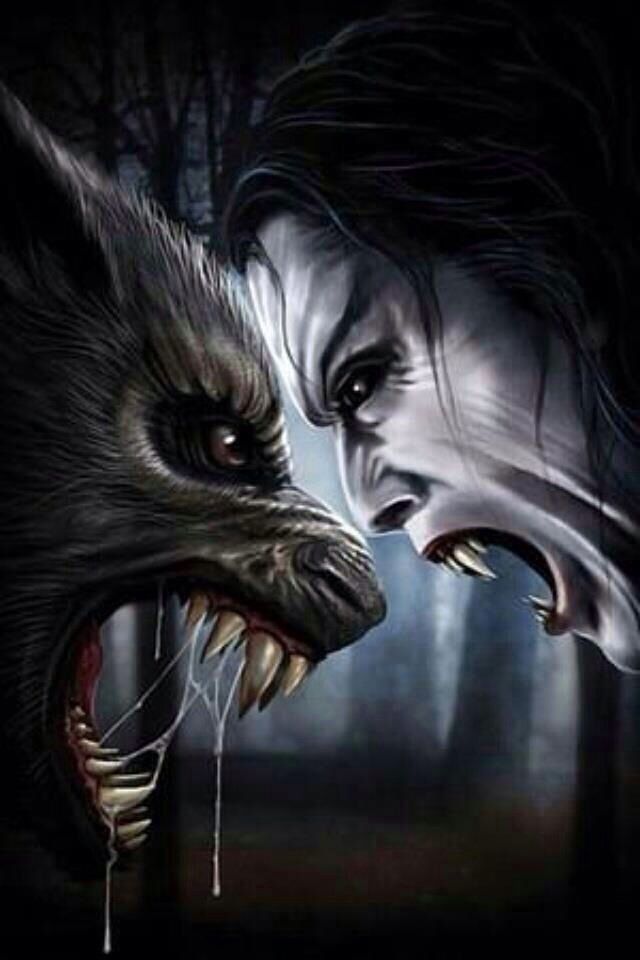 Vampiro y hombre lobo