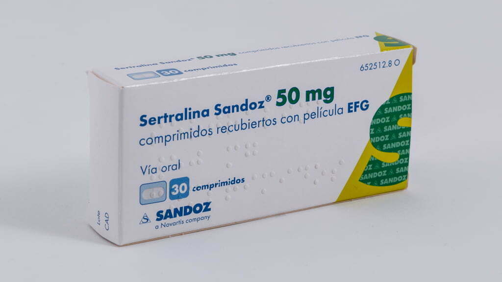 Medicamento en envase de sertralina