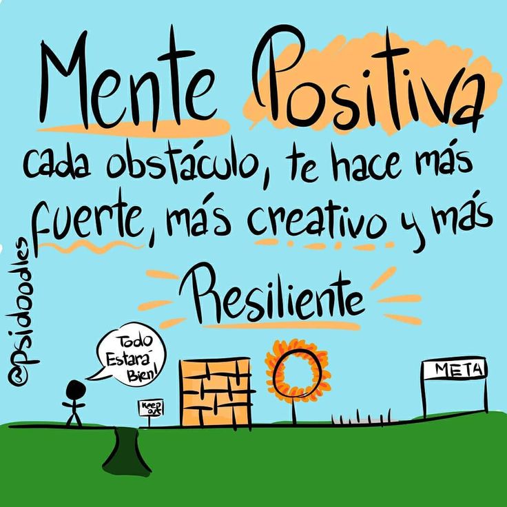 Mentalidad positiva y resiliente