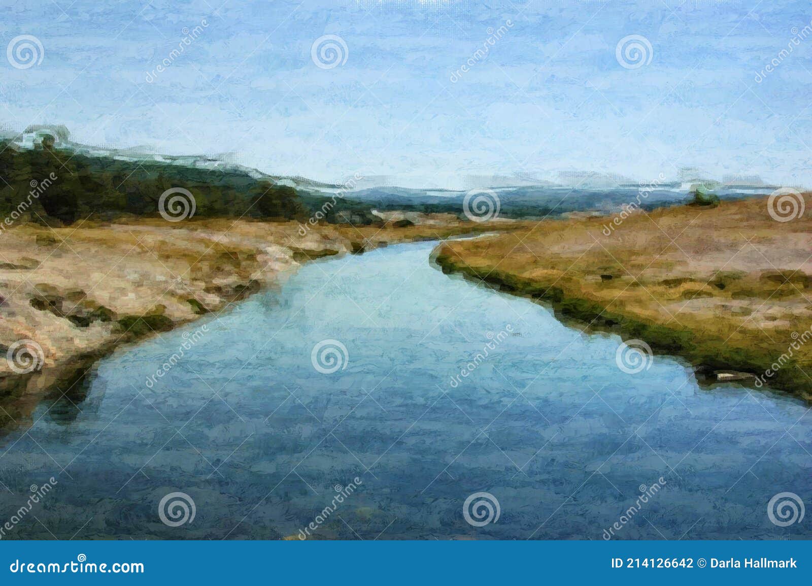 Un río sereno y claro