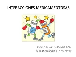 Interacciones con otros medicamentos