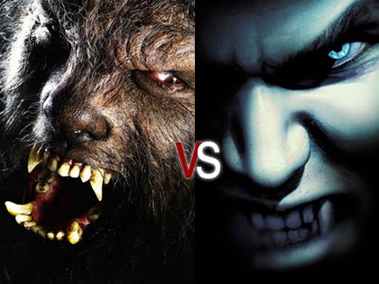 Comparativa entre hombre lobo y vampiro