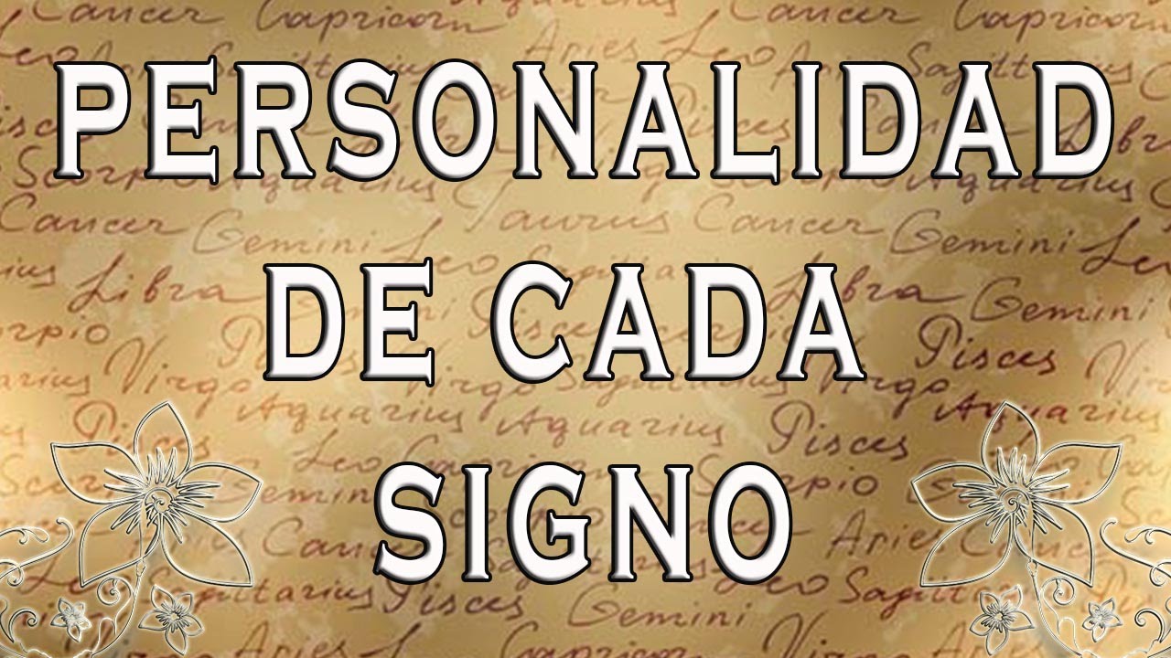 Zodiaco y personalidad