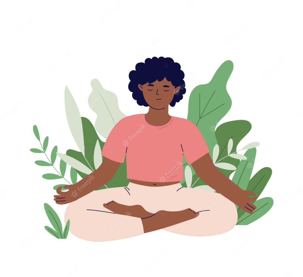 mujer practica yoga naturaleza relajacion armonia bienestar mental autocuidado 693602 410
