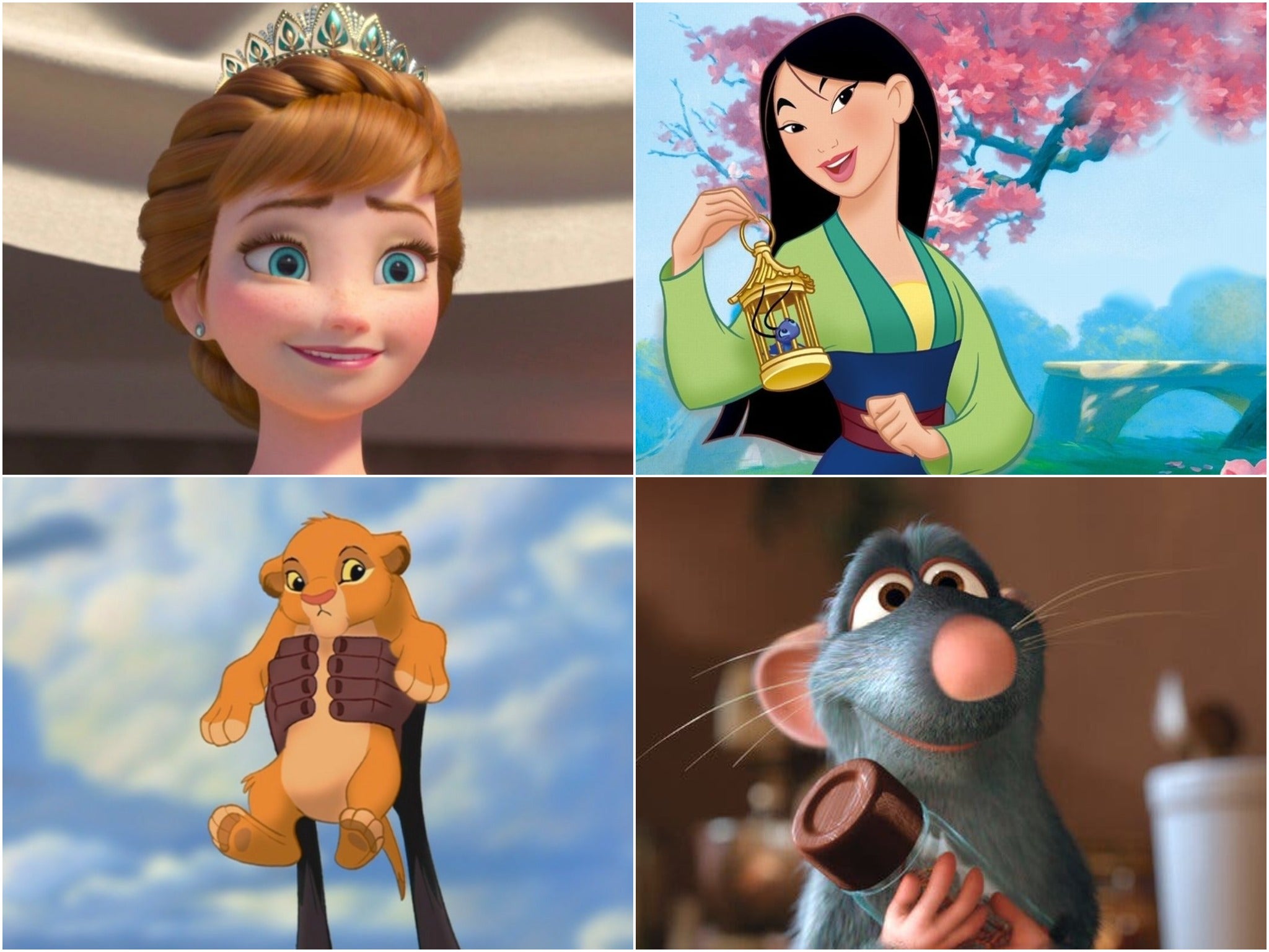 Personajes de Disney inspiradores