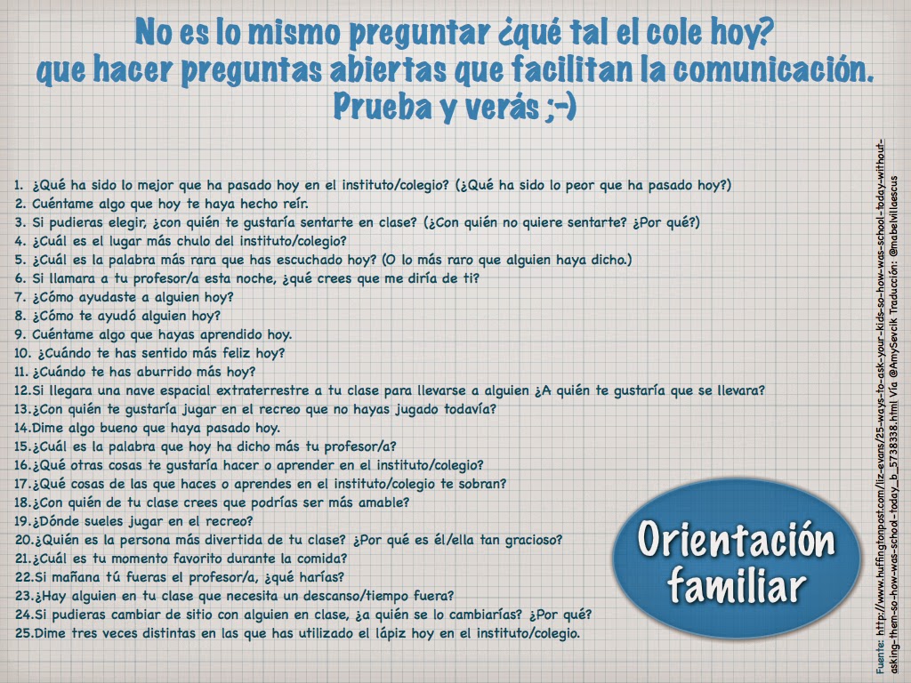 Preguntas abiertas y comunicación